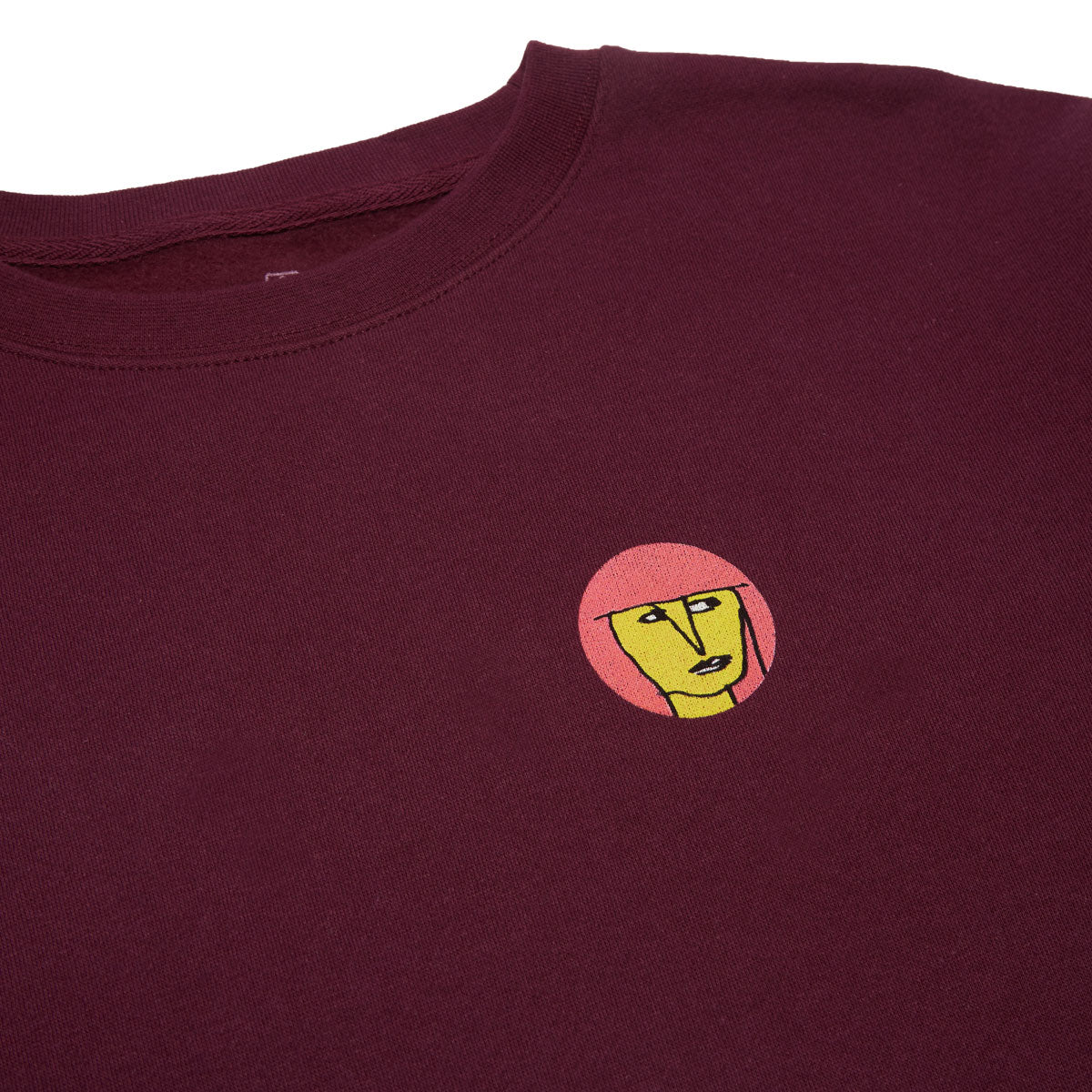 Girl Gonz Crewneck Sweatshirt - Burgundy image 2