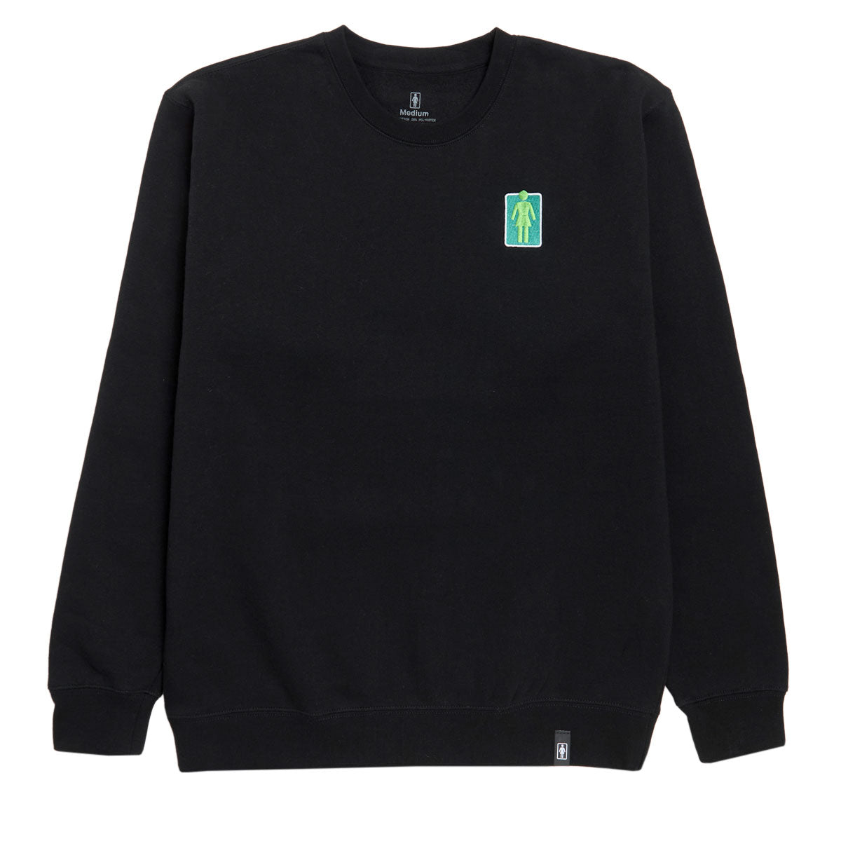 Girl 93 Til Lovers OG Crewneck Sweatshirt - Black image 1