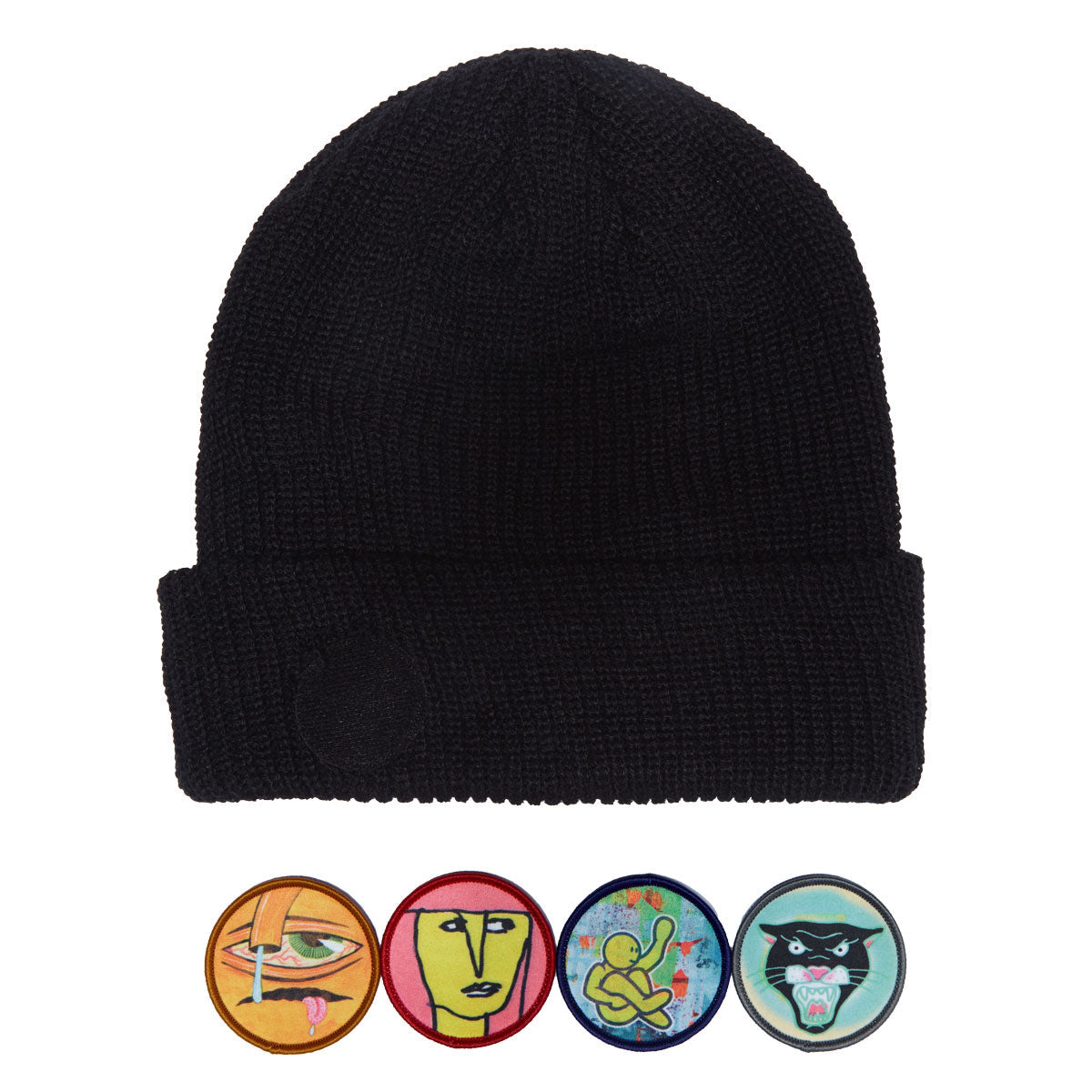 Girl Legend Head Patch Beanie - Black image 2