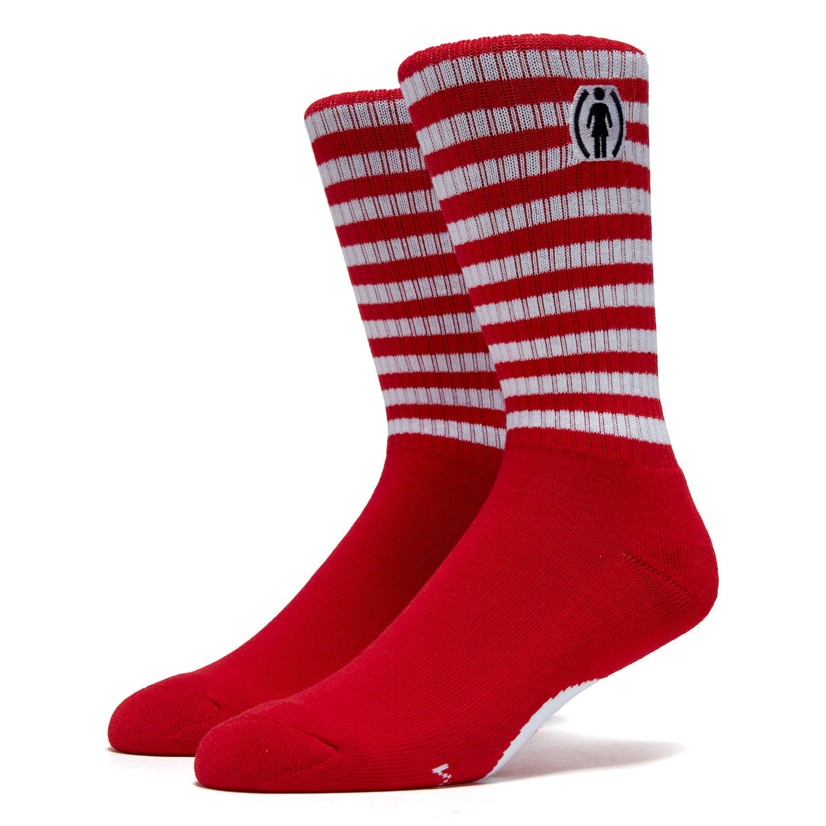 Girl x (Red) Socks - Black image 1