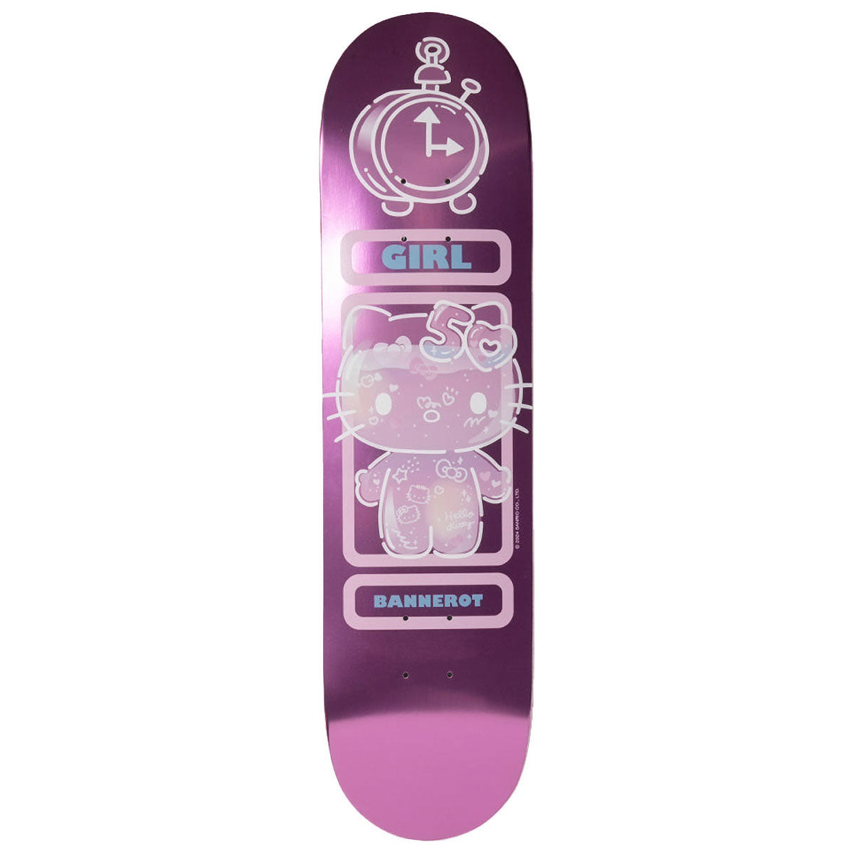 Girl x Hello Kitty 50th Anniversary Bannerot Skateboard Deck - 8.00