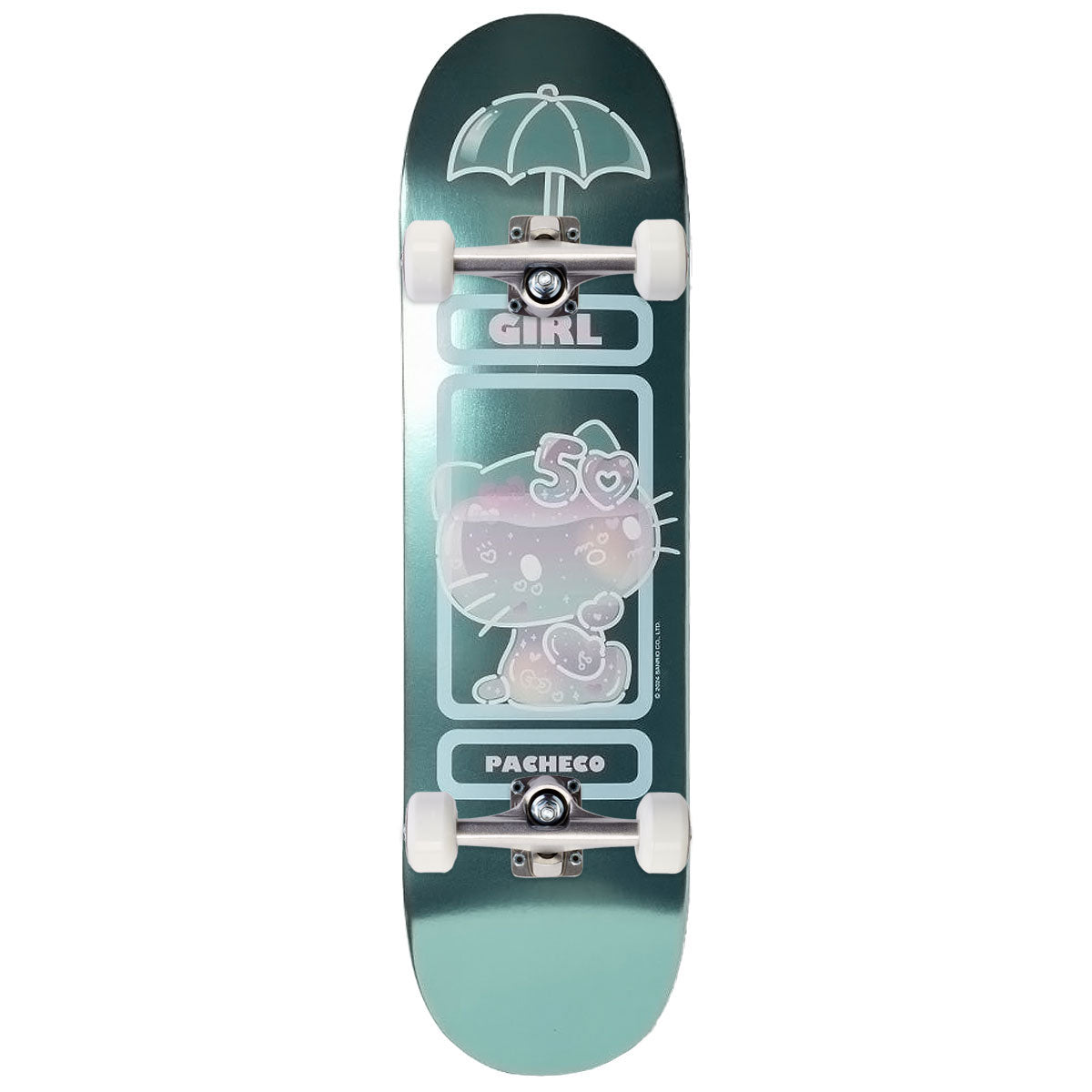 Girl x Hello Kitty 50th Anniversary Pacheco Skateboard Complete - 8.375