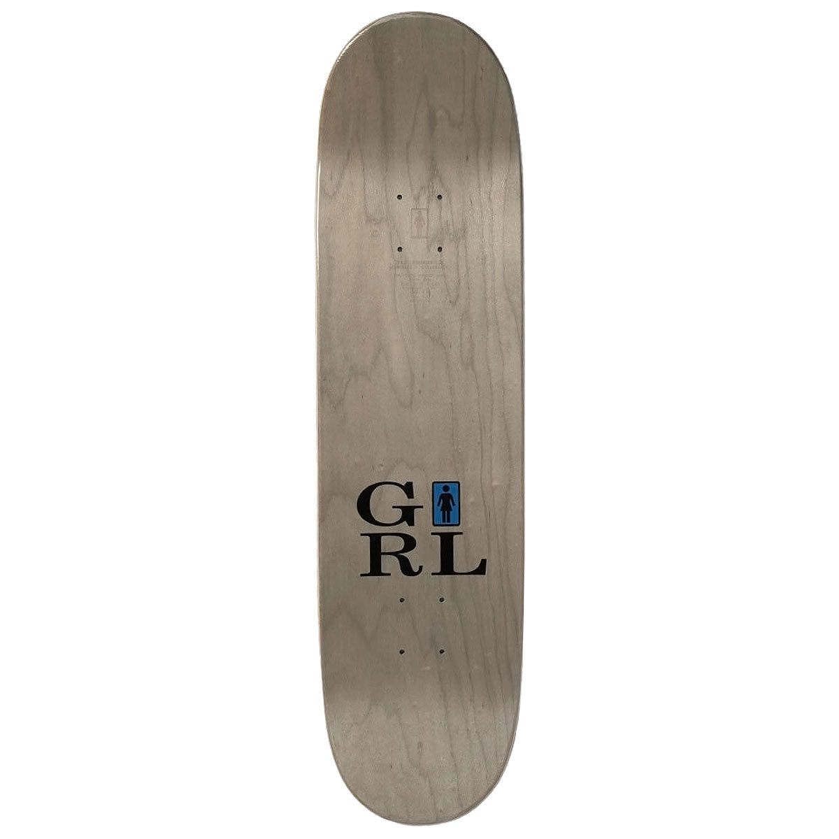 Girl Geering Serif Skateboard Deck - 8.188