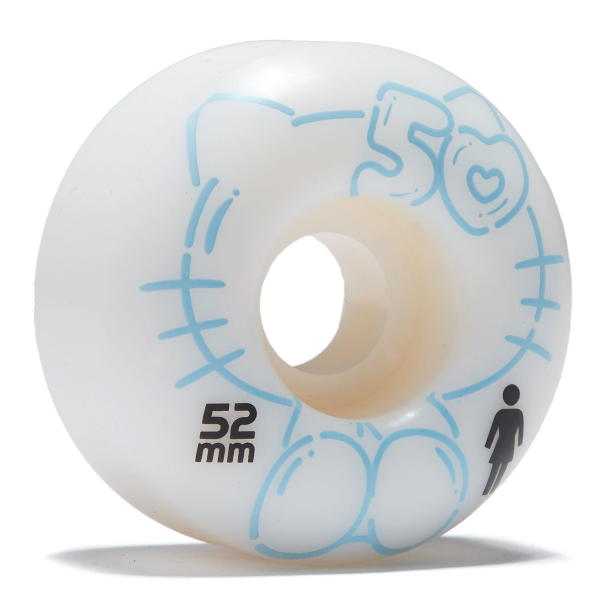 Girl x Hello Kitty Staple Wheel Skateboard Wheels - 52mm image 1