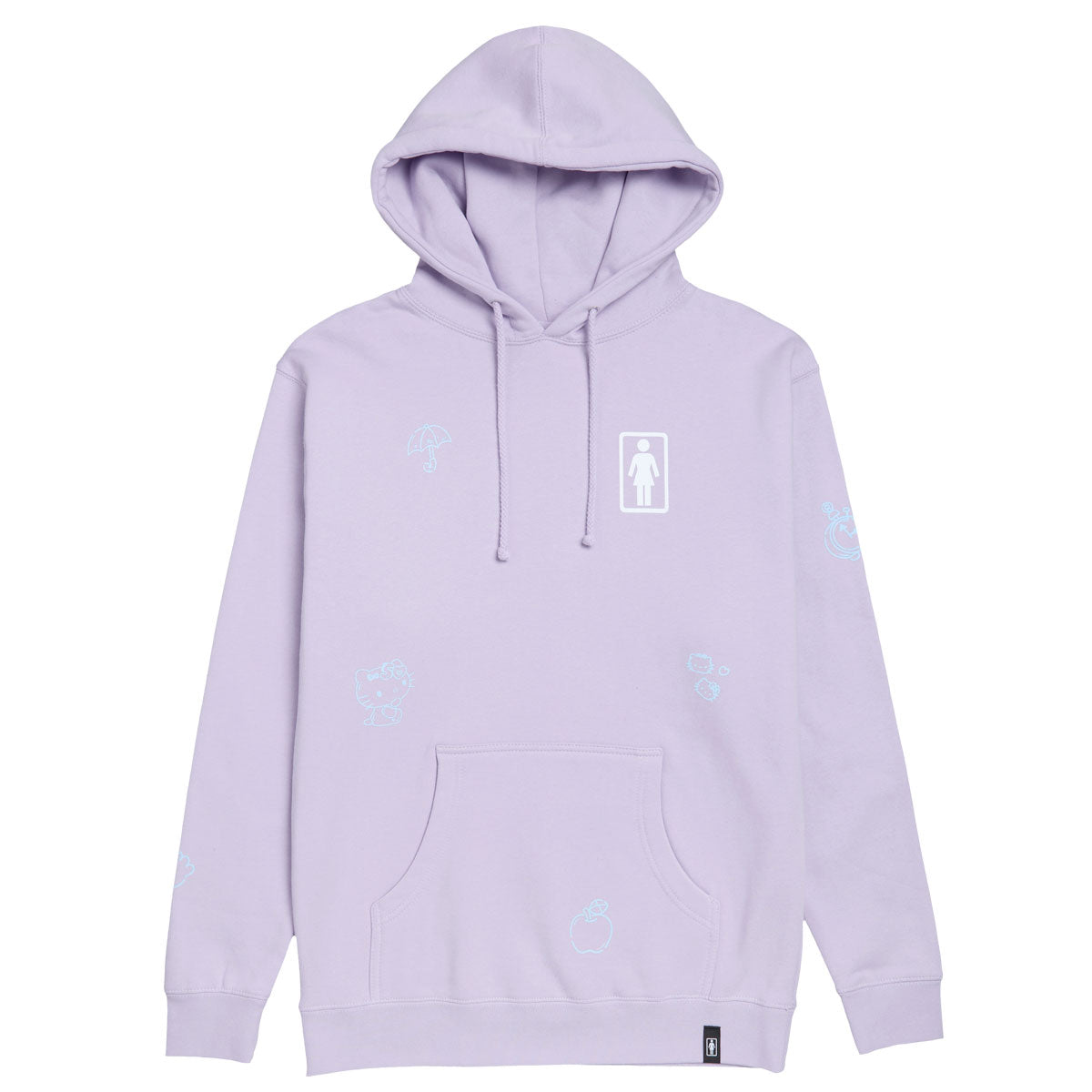 Girl x Hello Kitty All Over Hoodie - Lavender image 1