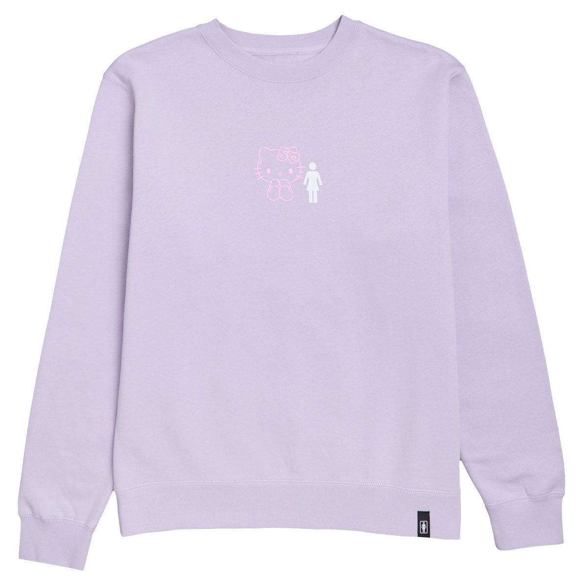 Girl x Hello Kitty Partners Crew Sweatshirt - Lavender image 1