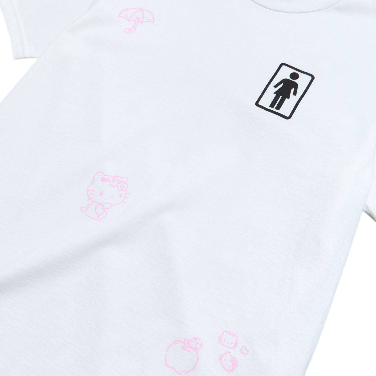 Girl x Hello Kitty All Over T-Shirt - White image 2