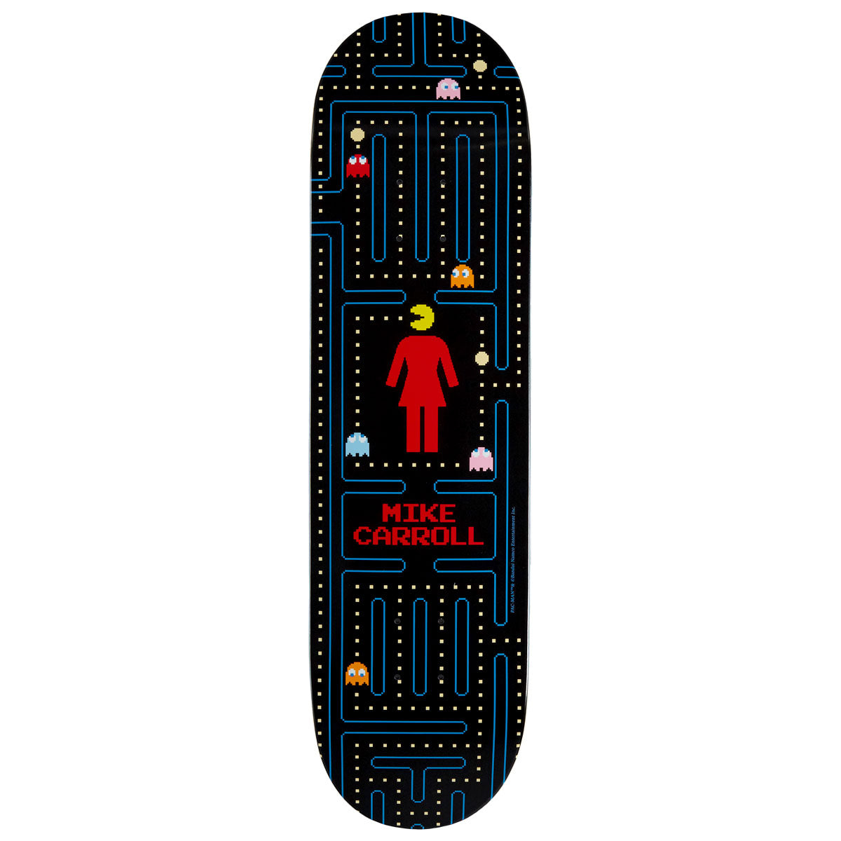 Girl x Pac-Man Carroll Skateboard Deck - 8.50