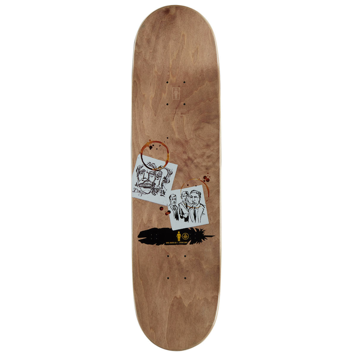 Girl Bannerot Siaz Faces Skateboard Deck - 8.50
