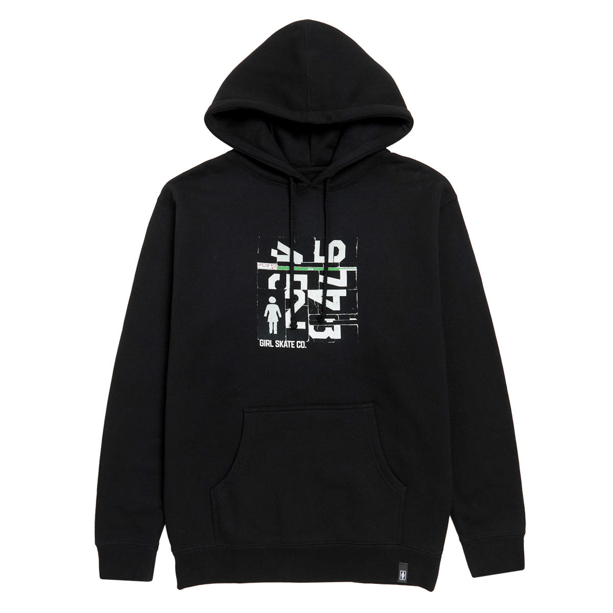 Girl Puzzle Heavy Hoodie - Black image 1