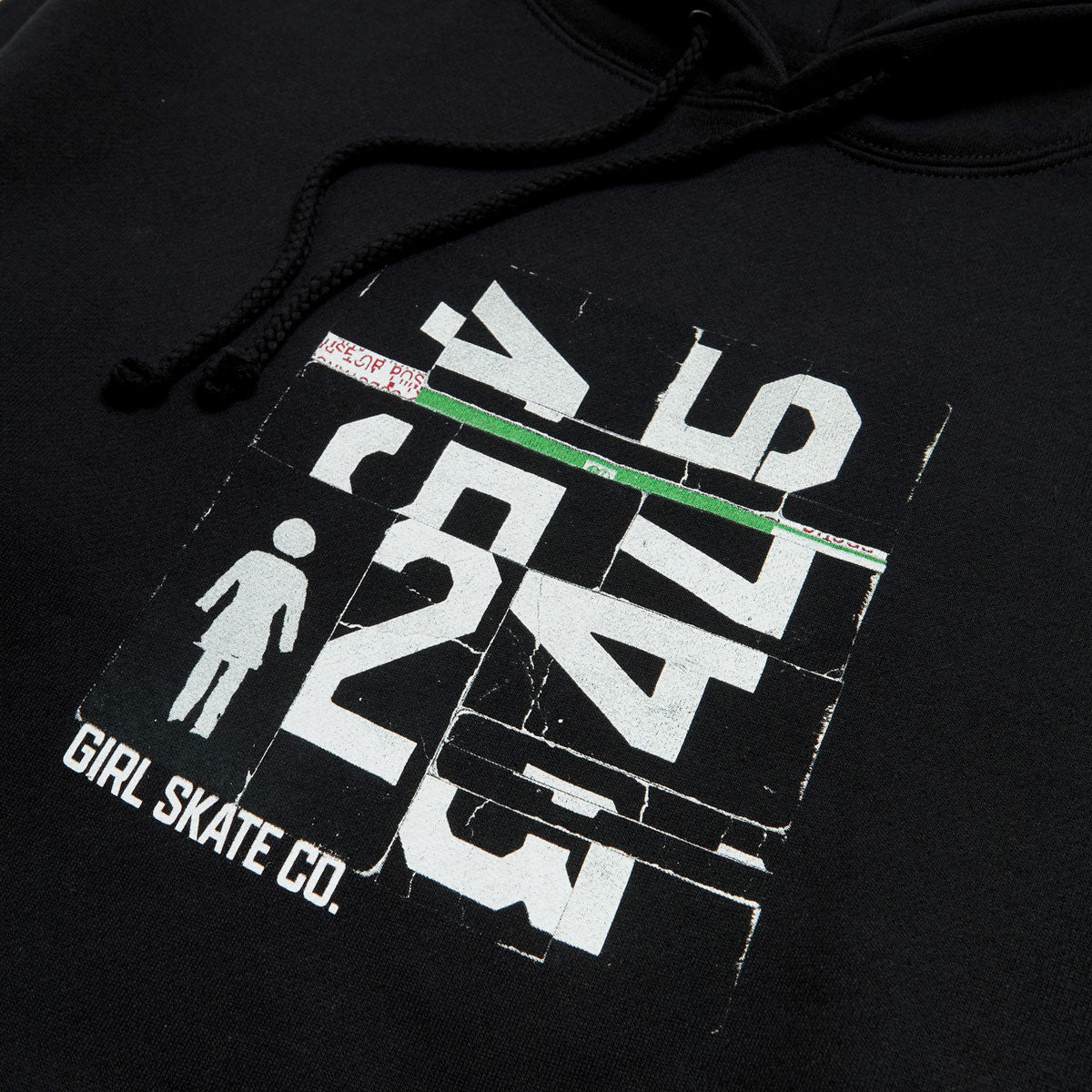 Girl Puzzle Heavy Hoodie - Black image 2
