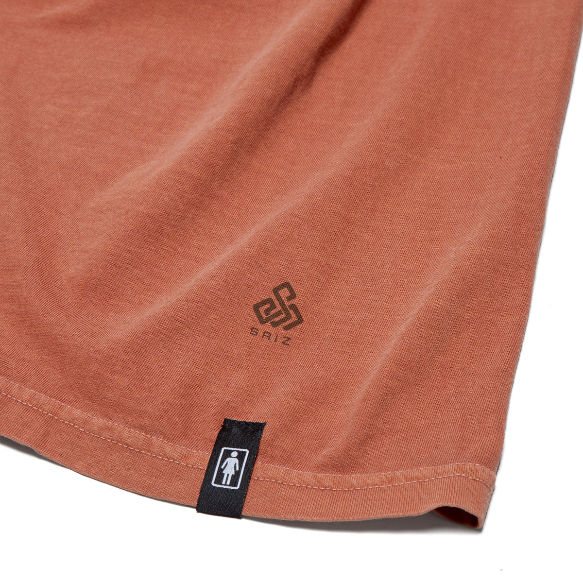 Girl Feather T-Shirt - Saddle image 3