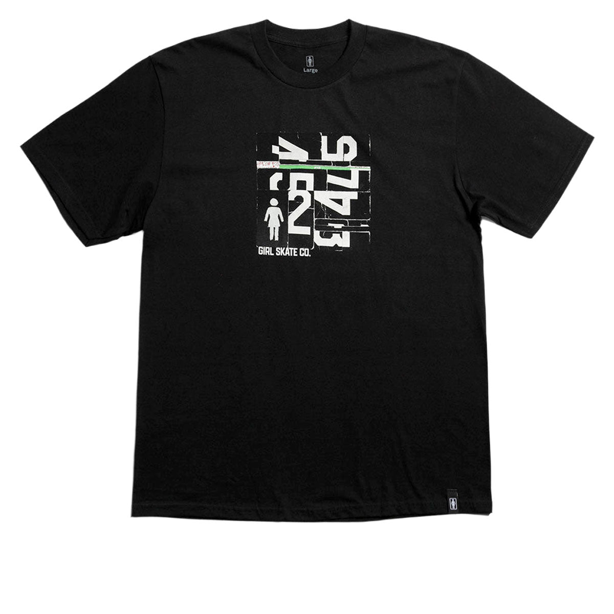 Girl Puzzle T-Shirt - Black image 1