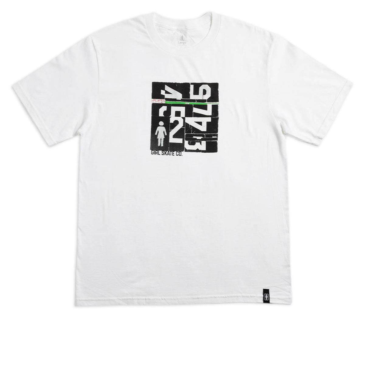 Girl Puzzle T-Shirt - White image 1