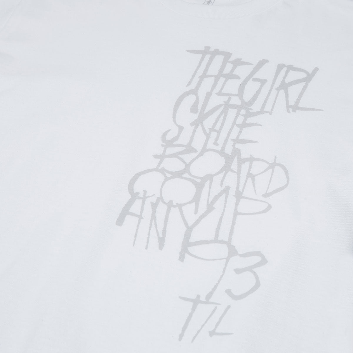 Girl Scrawl T-Shirt - White image 2