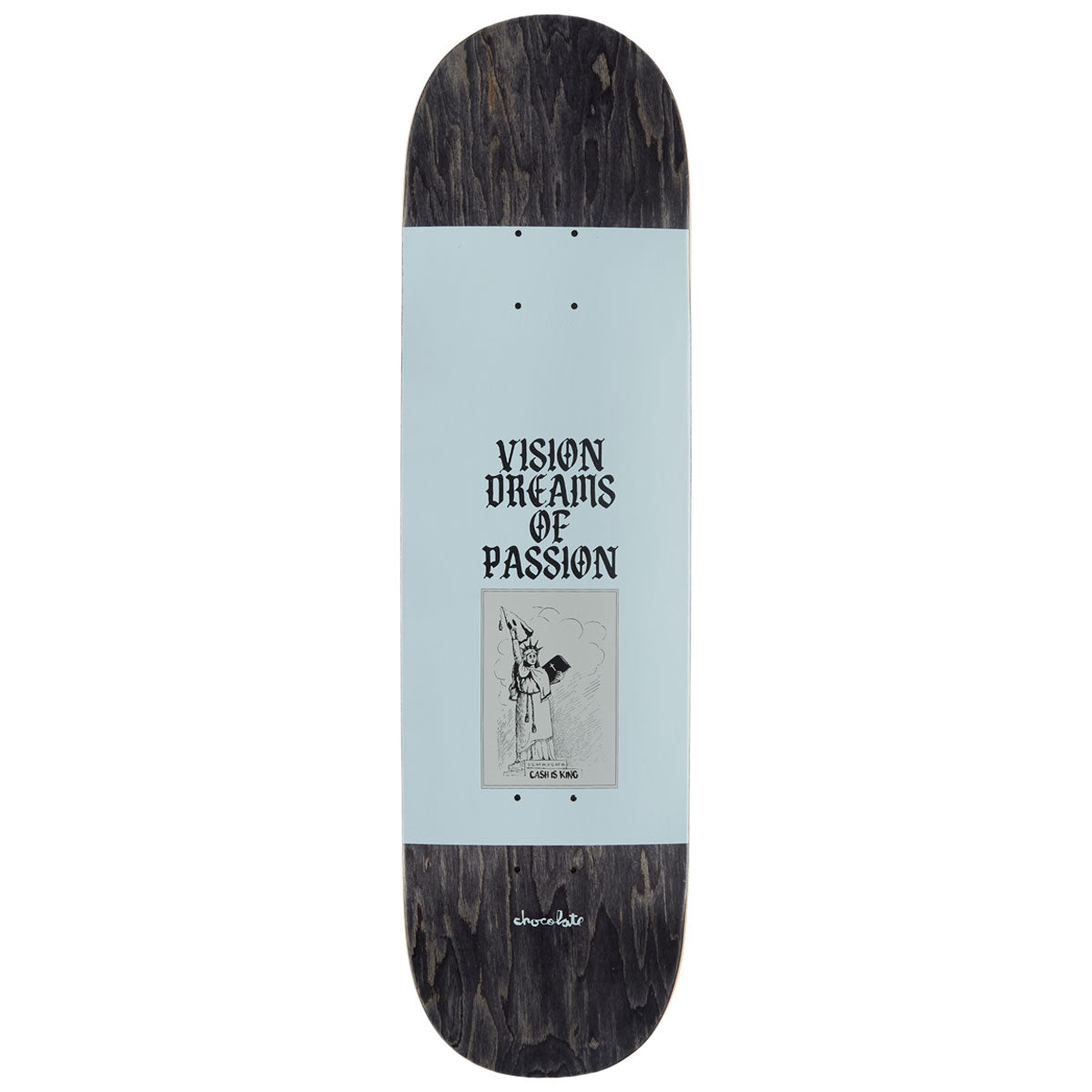 Chocolate Herrera White Lines Skateboard Deck - 8.50