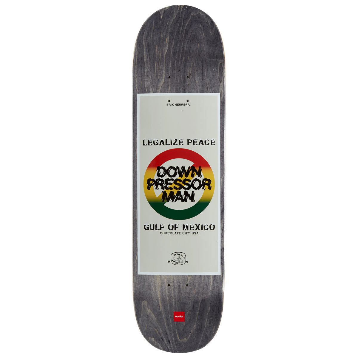 Chocolate Herrera Know Your Rights Skateboard Deck - 8.375