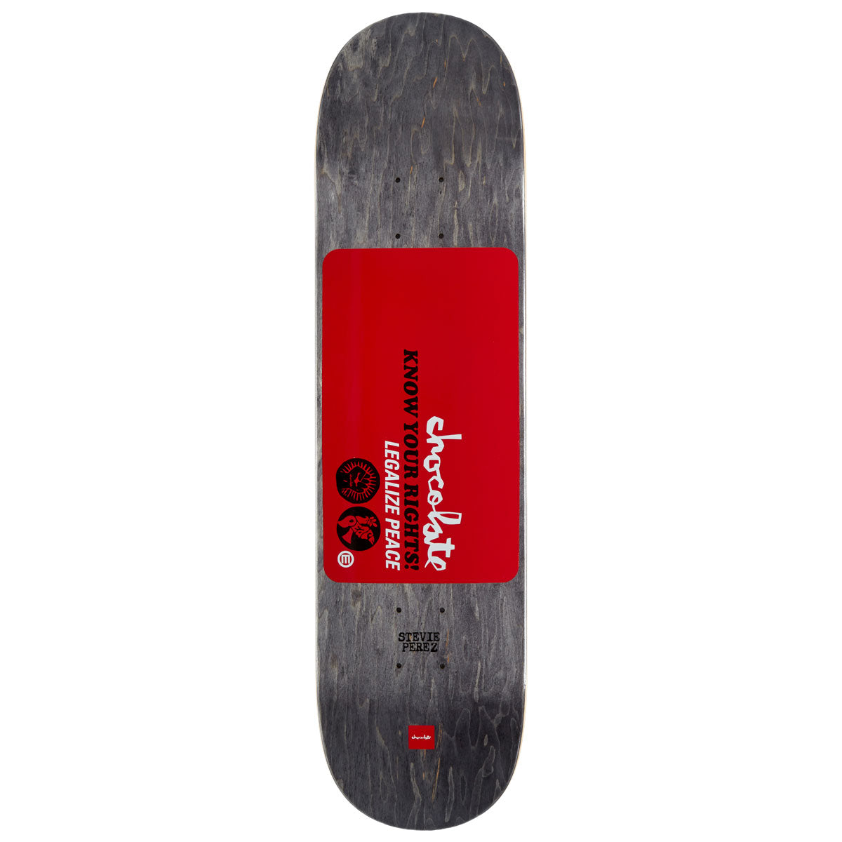 Chocolate Perez Know Your Rights Skateboard Deck - 8.00