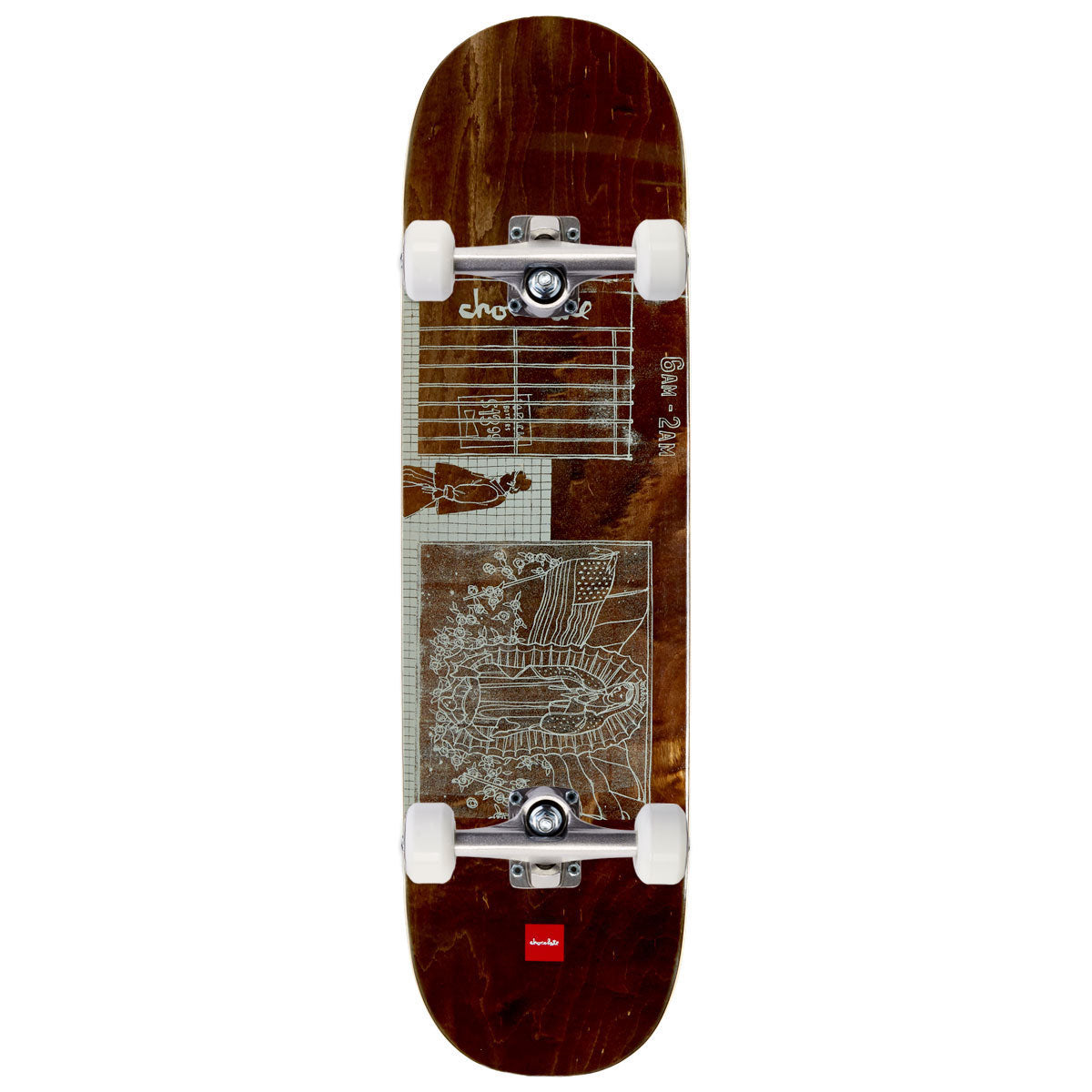 Chocolate Herrera Unearthed Hecox Skateboard Complete - 8.00