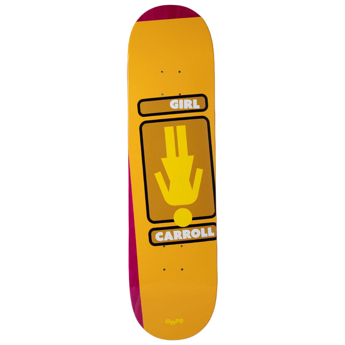 Girl Carroll Oops Skateboard Deck - 8.375
