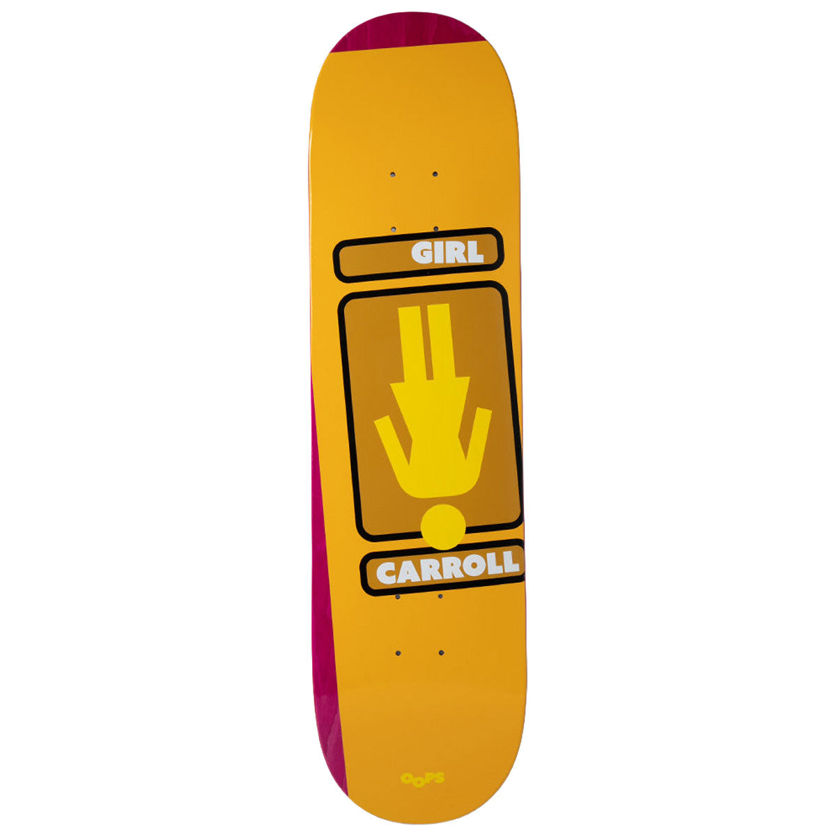 Girl Carroll Oops Skateboard Deck - 8.25