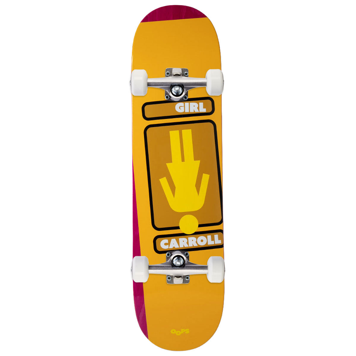 Girl Carroll Oops Skateboard Complete - 8.25