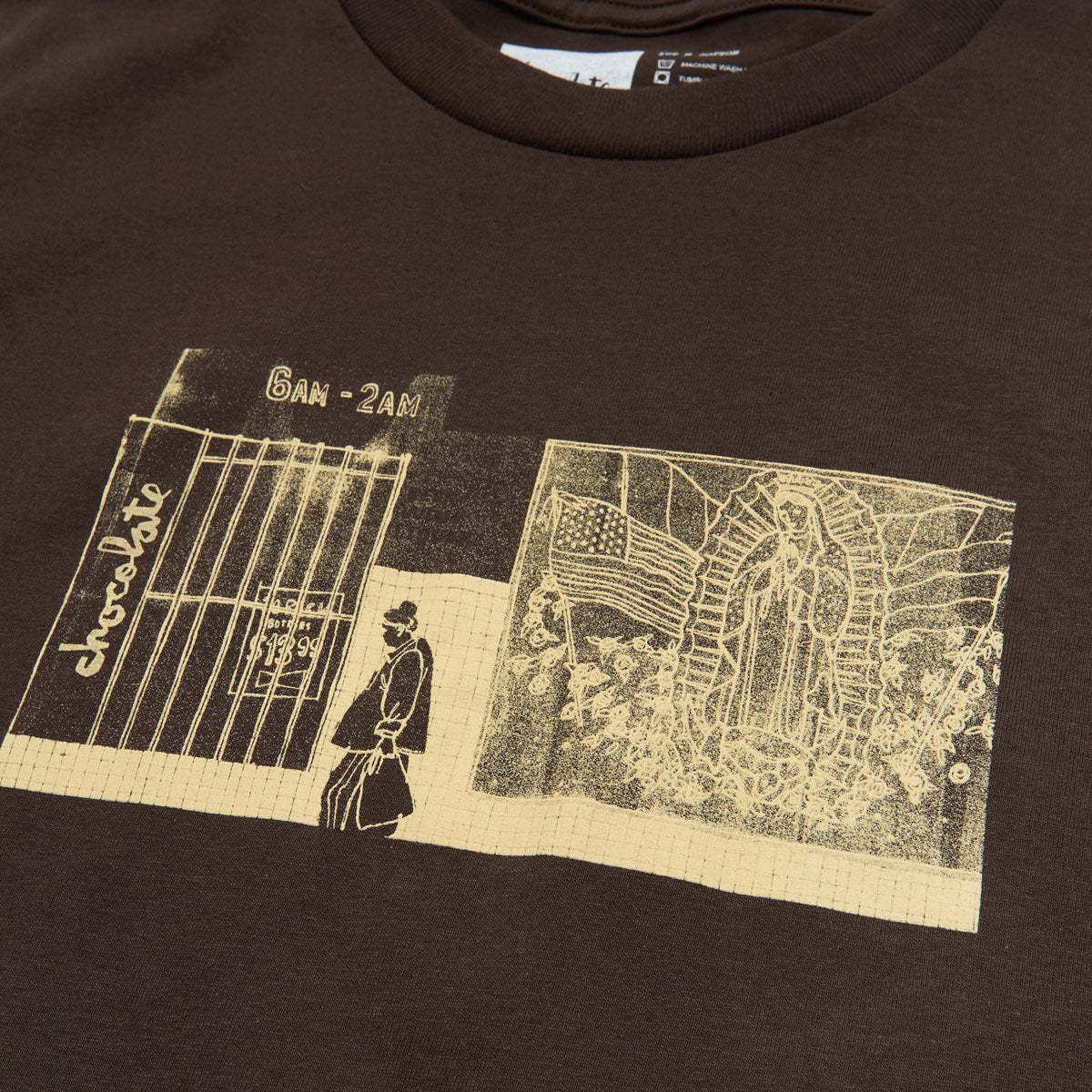 Chocolate Unearthed Hecox T-Shirt - Brown image 2
