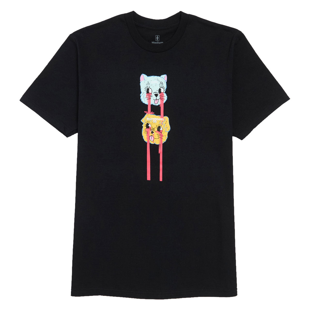 Girl Blood Twins T-Shirt - Antique Black image 1