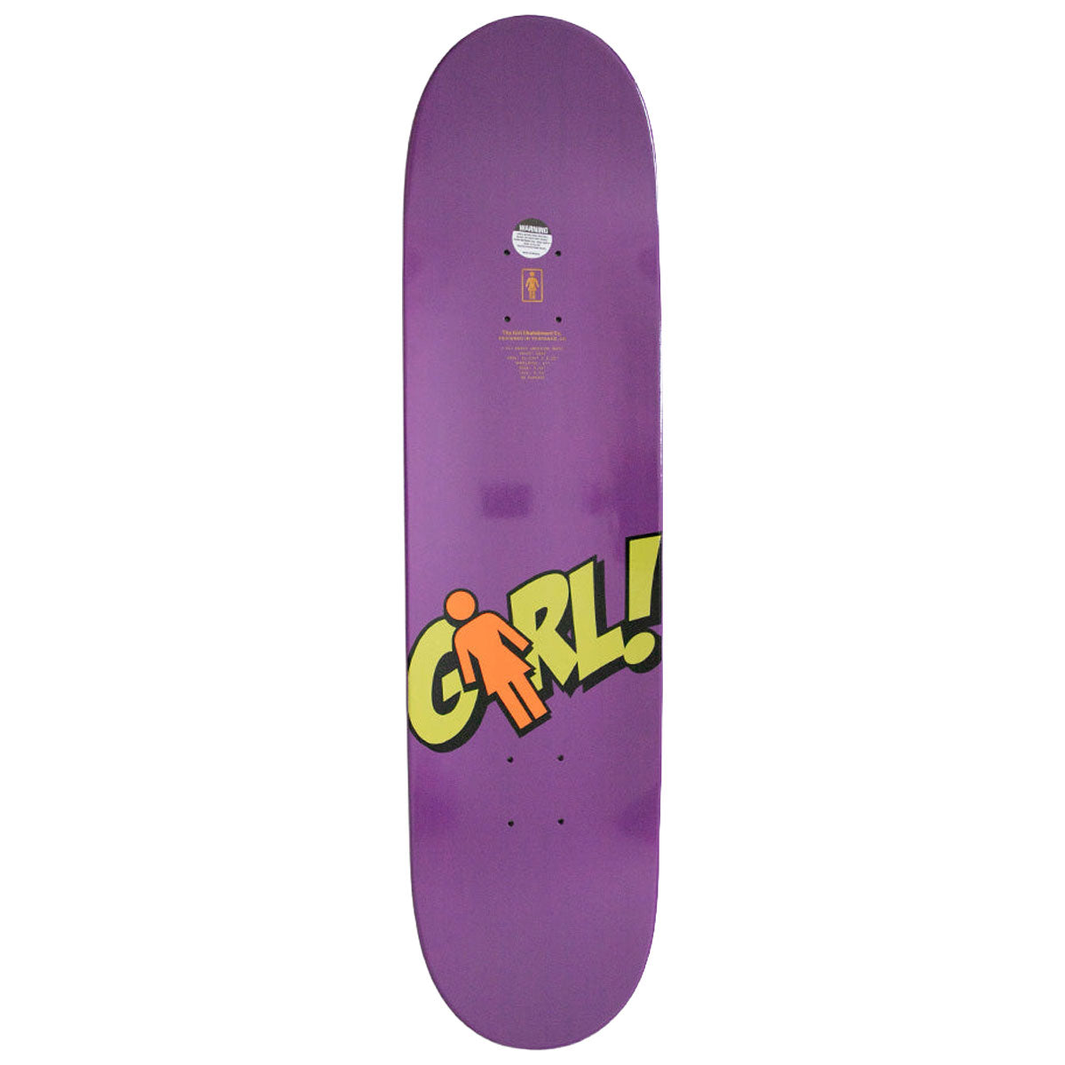 Girl Geering Blammo Skateboard Deck - 8.25