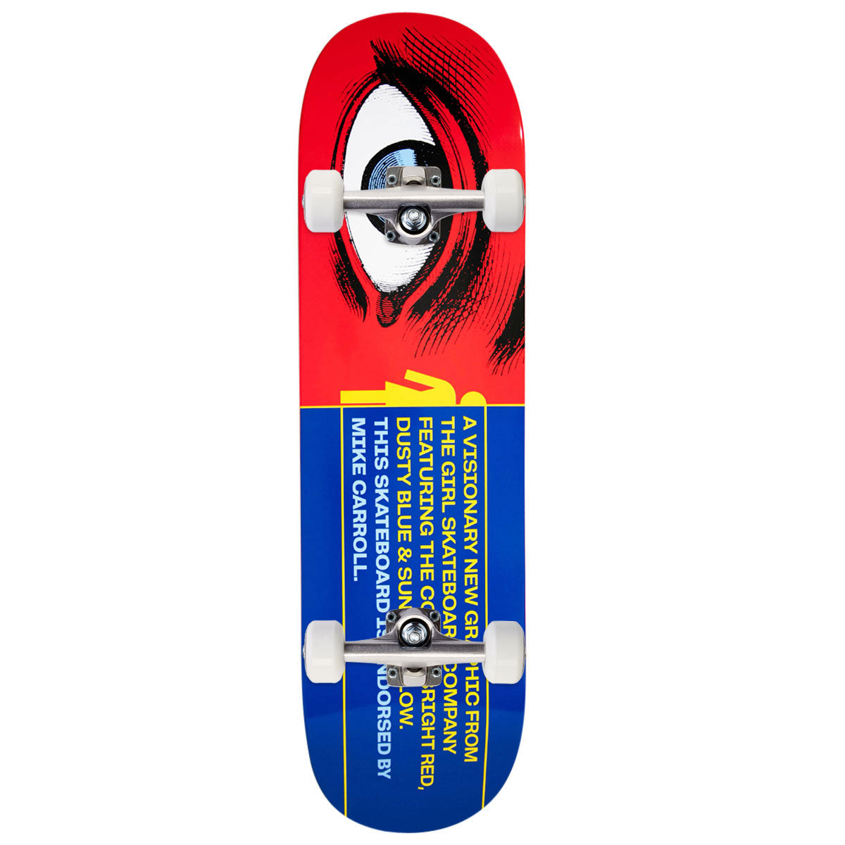Girl Carroll Follies Skateboard Complete - 8.50