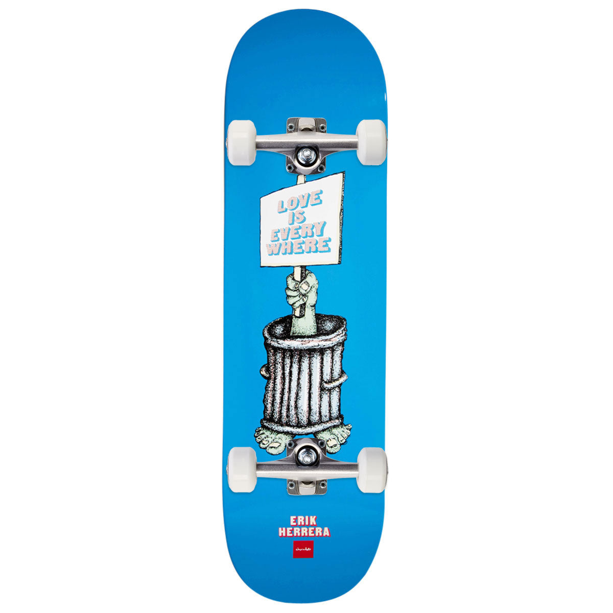 Chocolate Herrera World Is Yours Skateboard Complete - 8.375