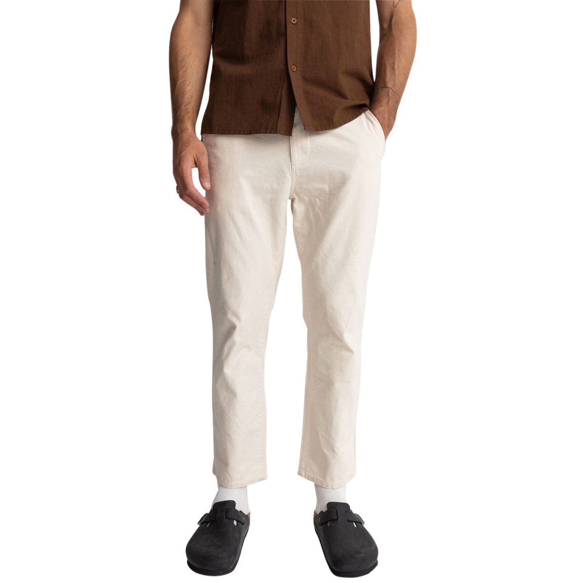 Rhythm Classic Fatigue Pants - Vintage White image 1