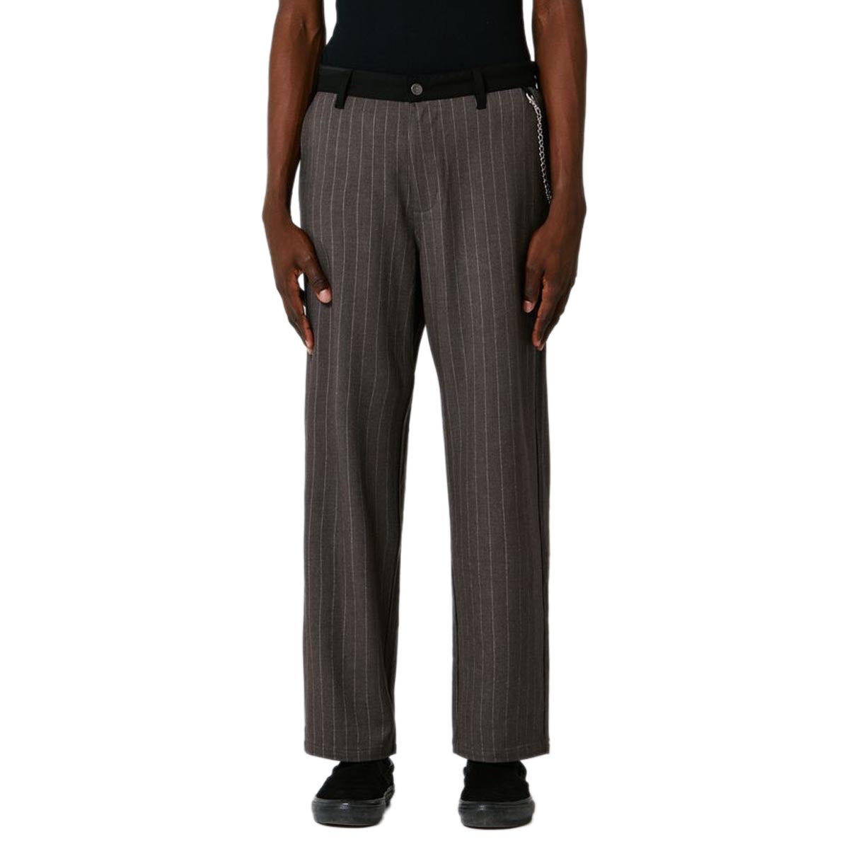 Former Harmony Pinstripe Pants - Brown image 1