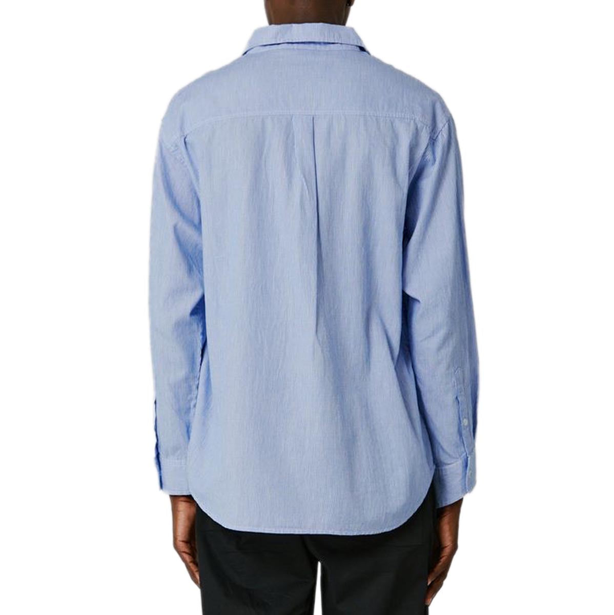 Former Broadcast Striped Long Sleeve Shirt - Blue White image 2