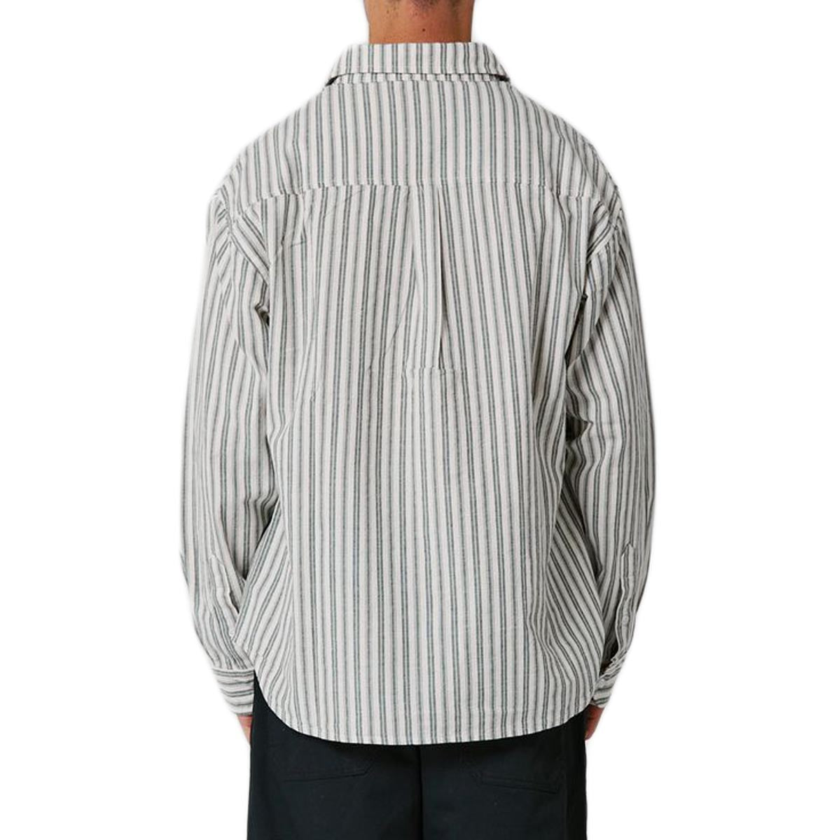 Former Reynolds Striped Long Sleeve Shirt - Bone Green image 2