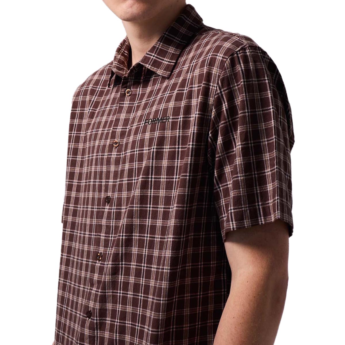 Former Vivan Check Shirt - Brown image 3