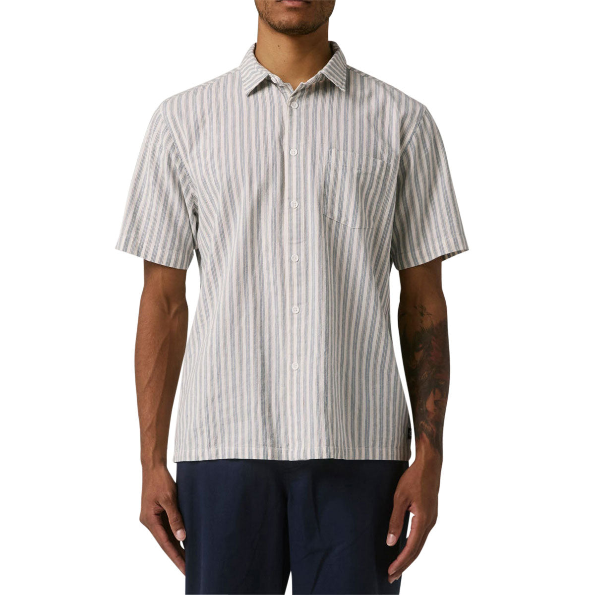 Former Reynolds Stripe Shirt - Bone image 1