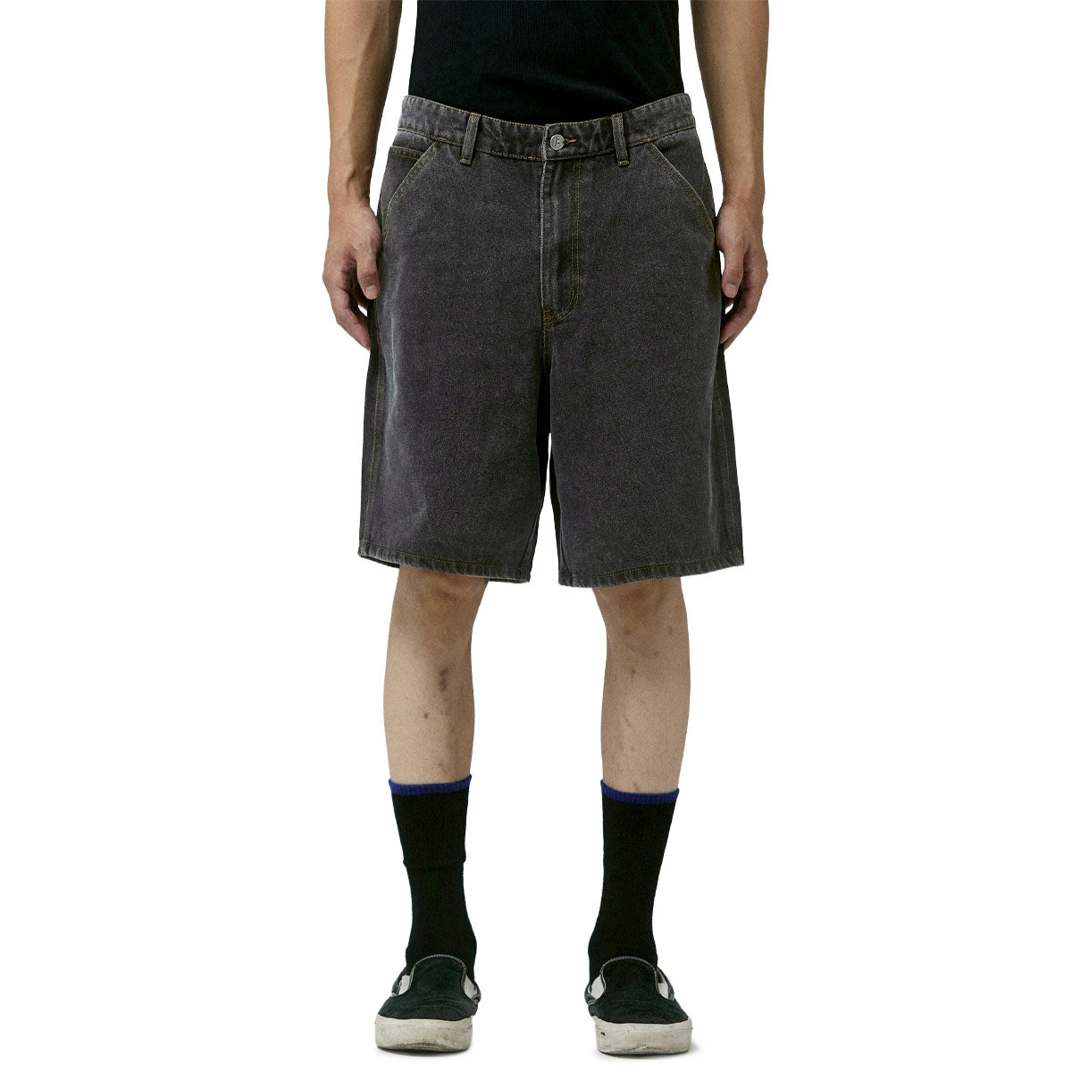 Former Reynolds 21 Denim Walk Shorts - Washed Black II image 4