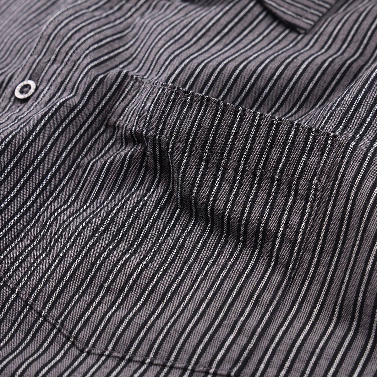 Former Reynolds Stripe Shirt - Worn Black image 3