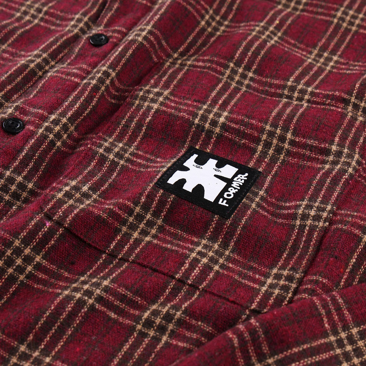 Former Reynolds Flannel Long Sleeve Shirt - Red image 3
