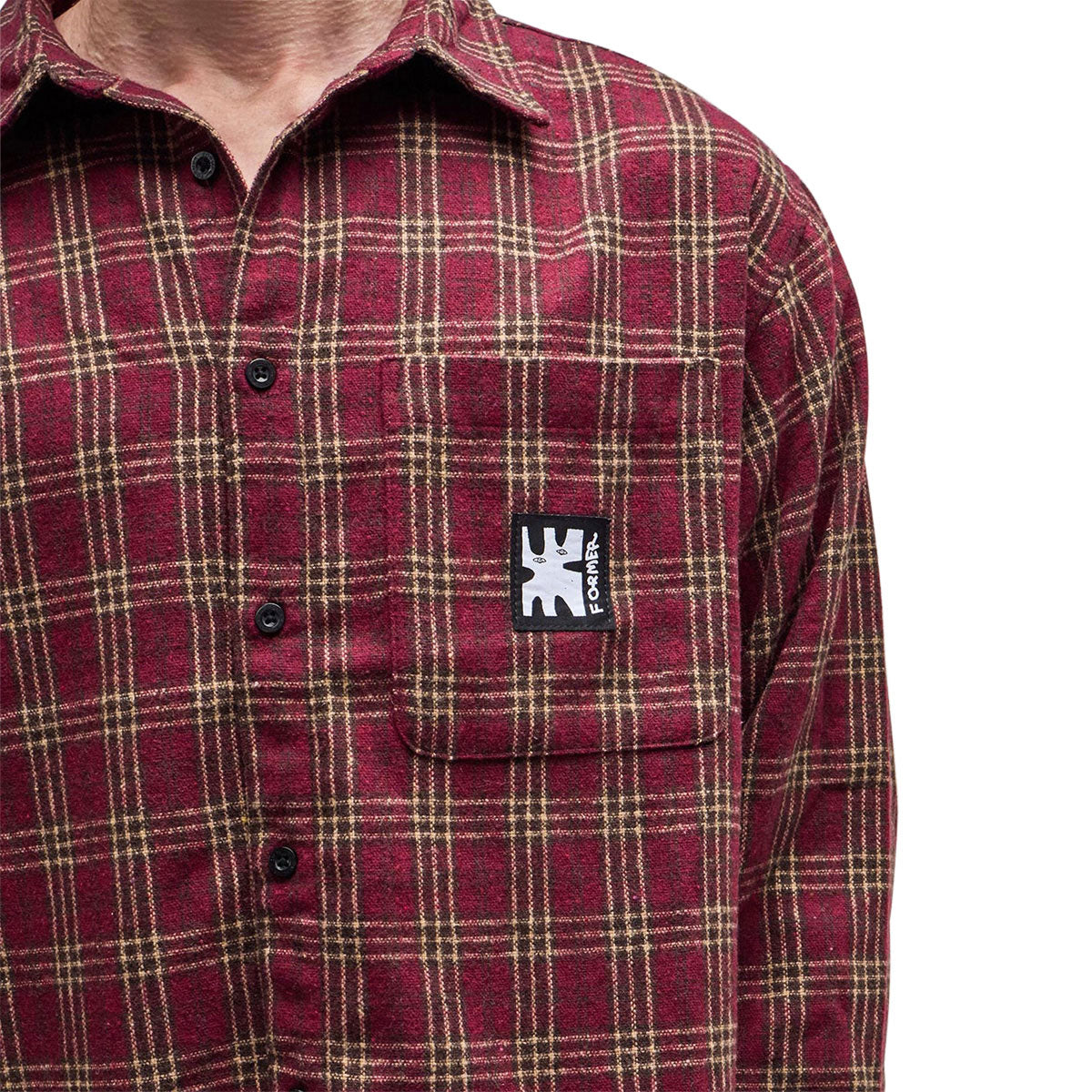Former Reynolds Flannel Long Sleeve Shirt - Red image 4