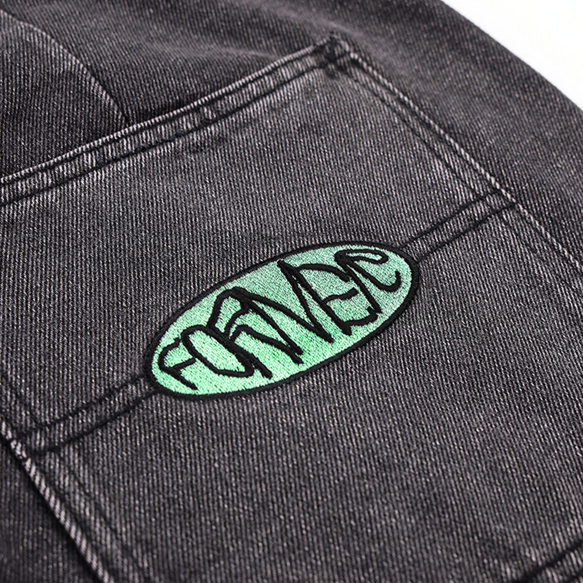 Former Reynolds Slack Denim Jeans - Washed Black image 3