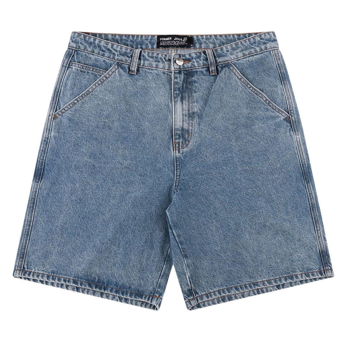Former Reynolds 21 Denim Walk Shorts - Mid Blue image 1