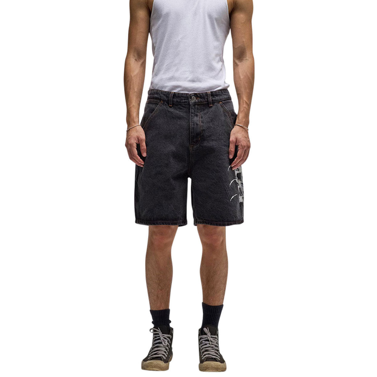 Former Dion Denim Walk Shorts - Washed Black image 5