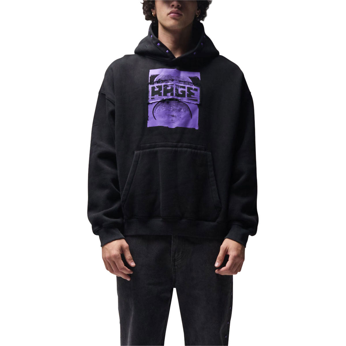 Former Corp Boxy Hoodie - Merch Black image 1