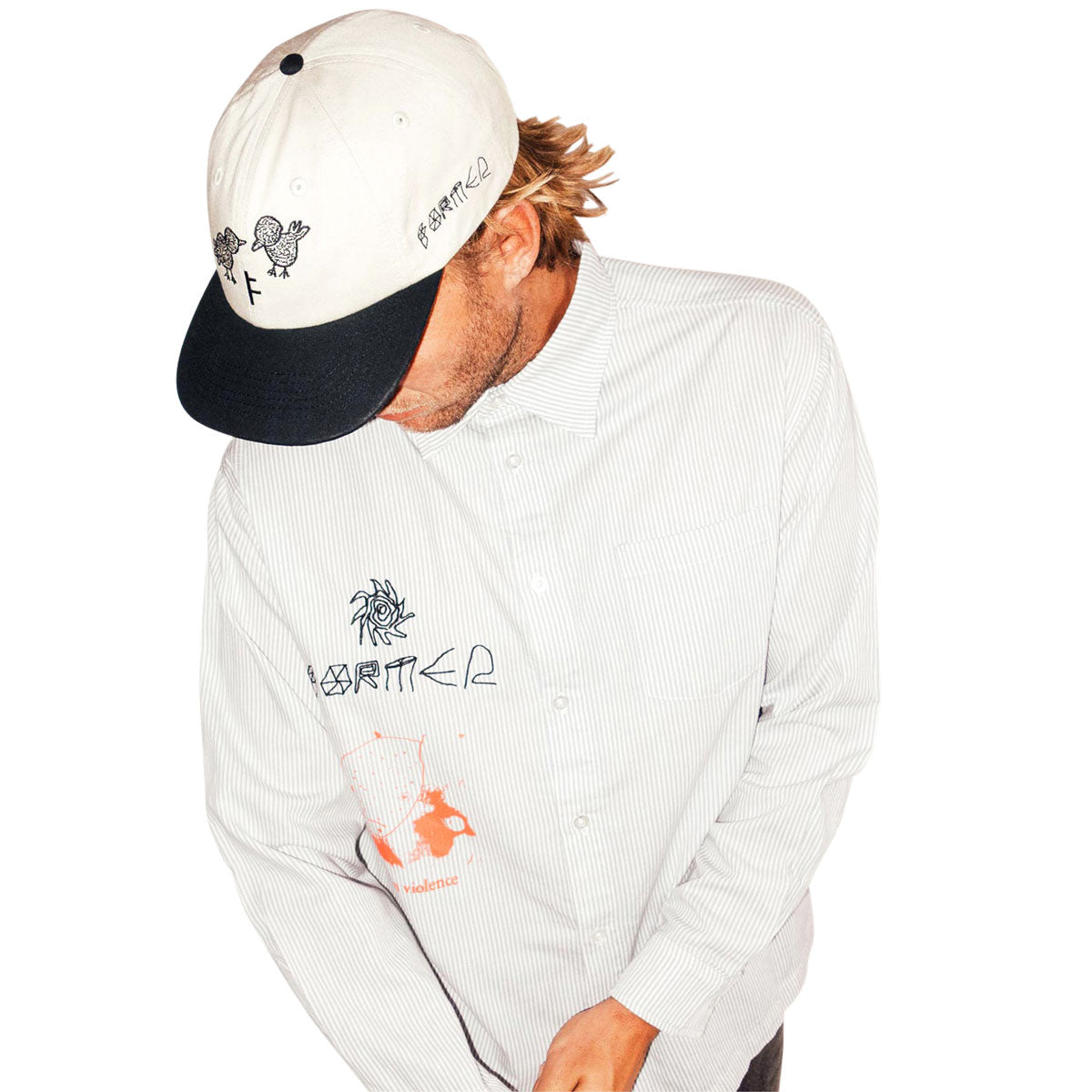 Former DxD Reynolds Stripe Long Sleeve Shirt - Grey image 4