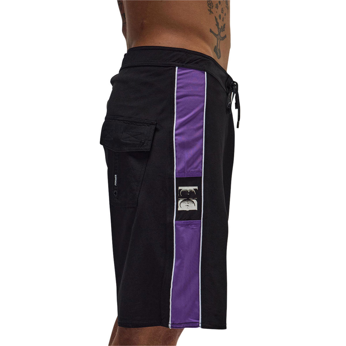 Former Team 20 Boardshorts - Black/Purple image 4