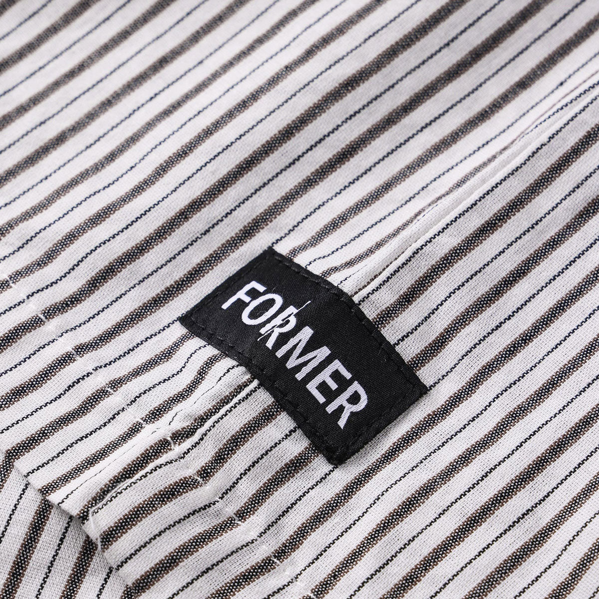Former Reynolds Stripe Shirt - Beige image 5