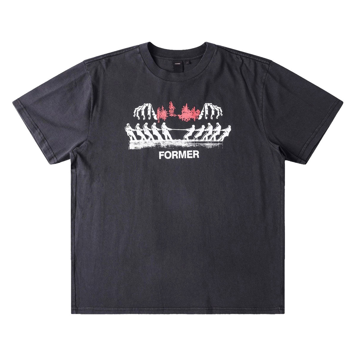 Former Engineered T-Shirt - Washed Black image 1