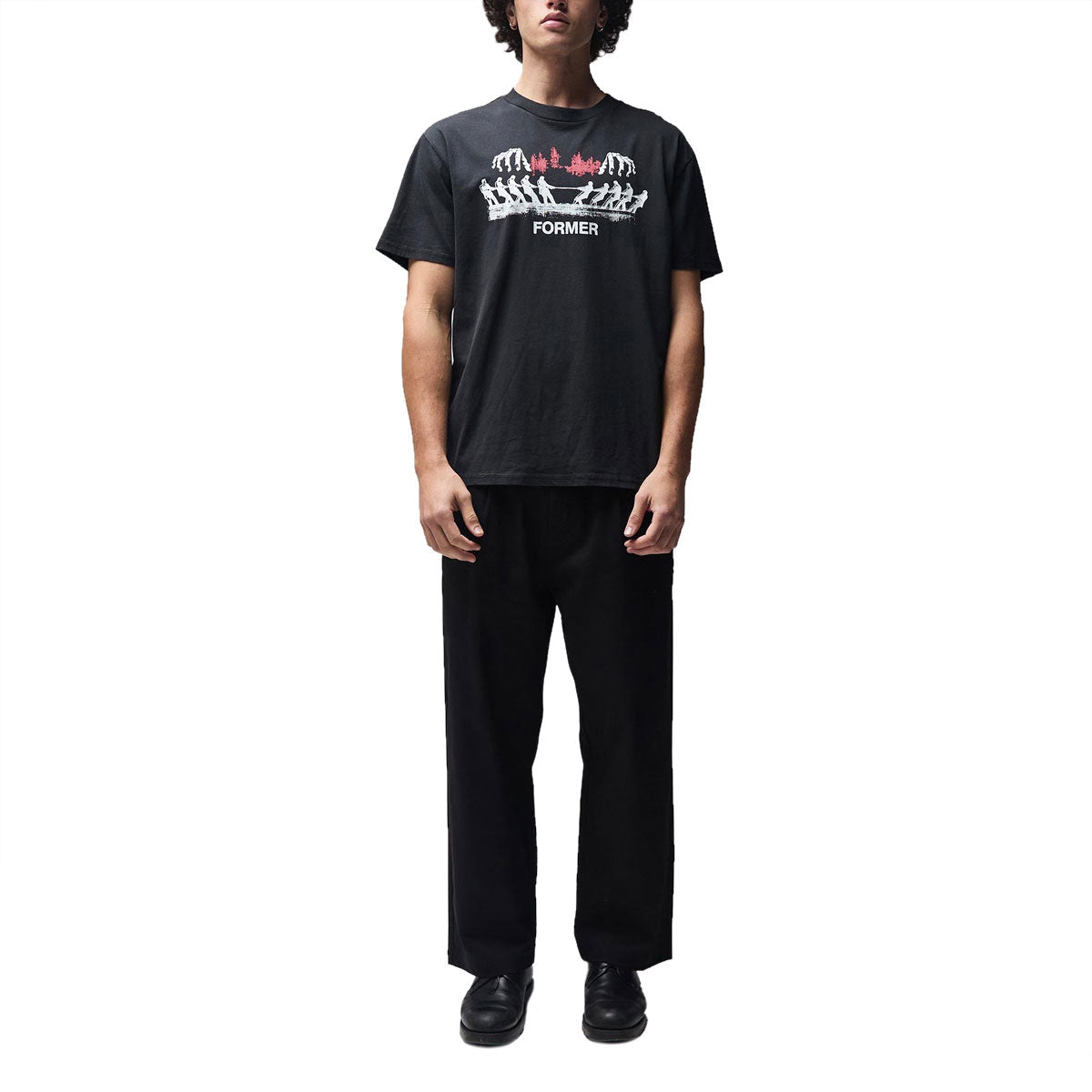 Former Engineered T-Shirt - Washed Black image 4